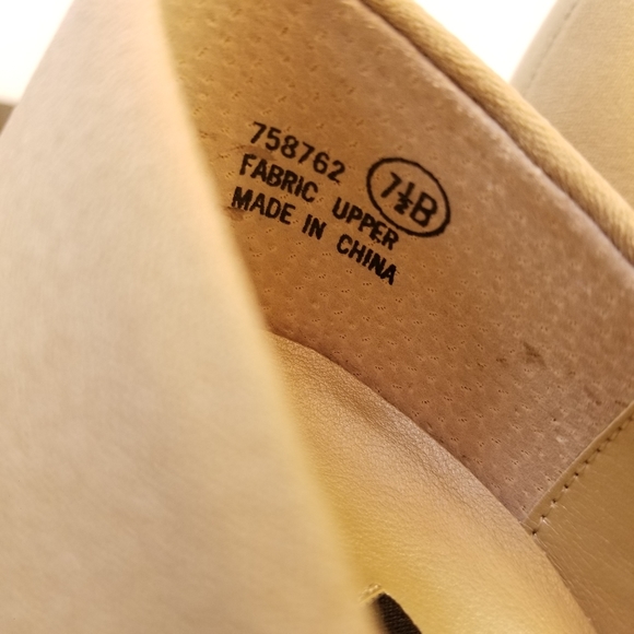 Jasmin Classic Beige/Khaki Fabric Pumps/Heels - Picture 13 of 14